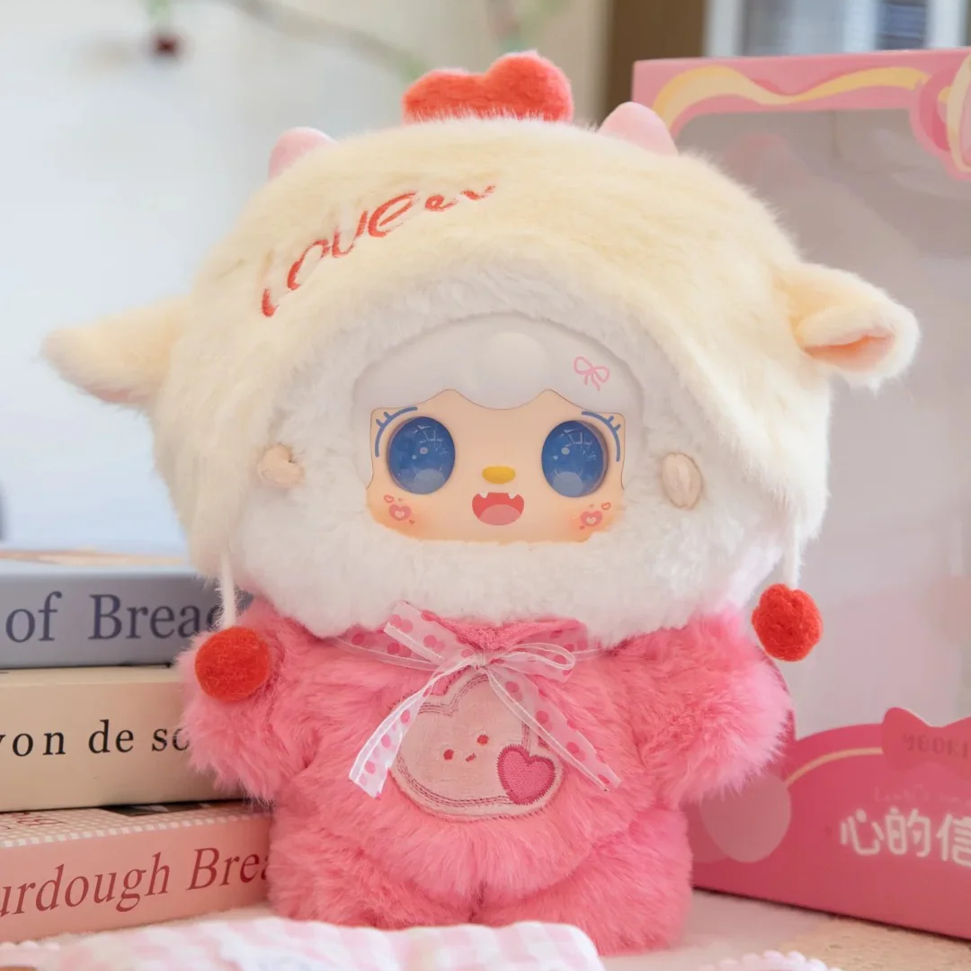 Yooki Heart Signal Series 400% Plush Hanging Card Valentine's Day Limited Edition WHOOPEA