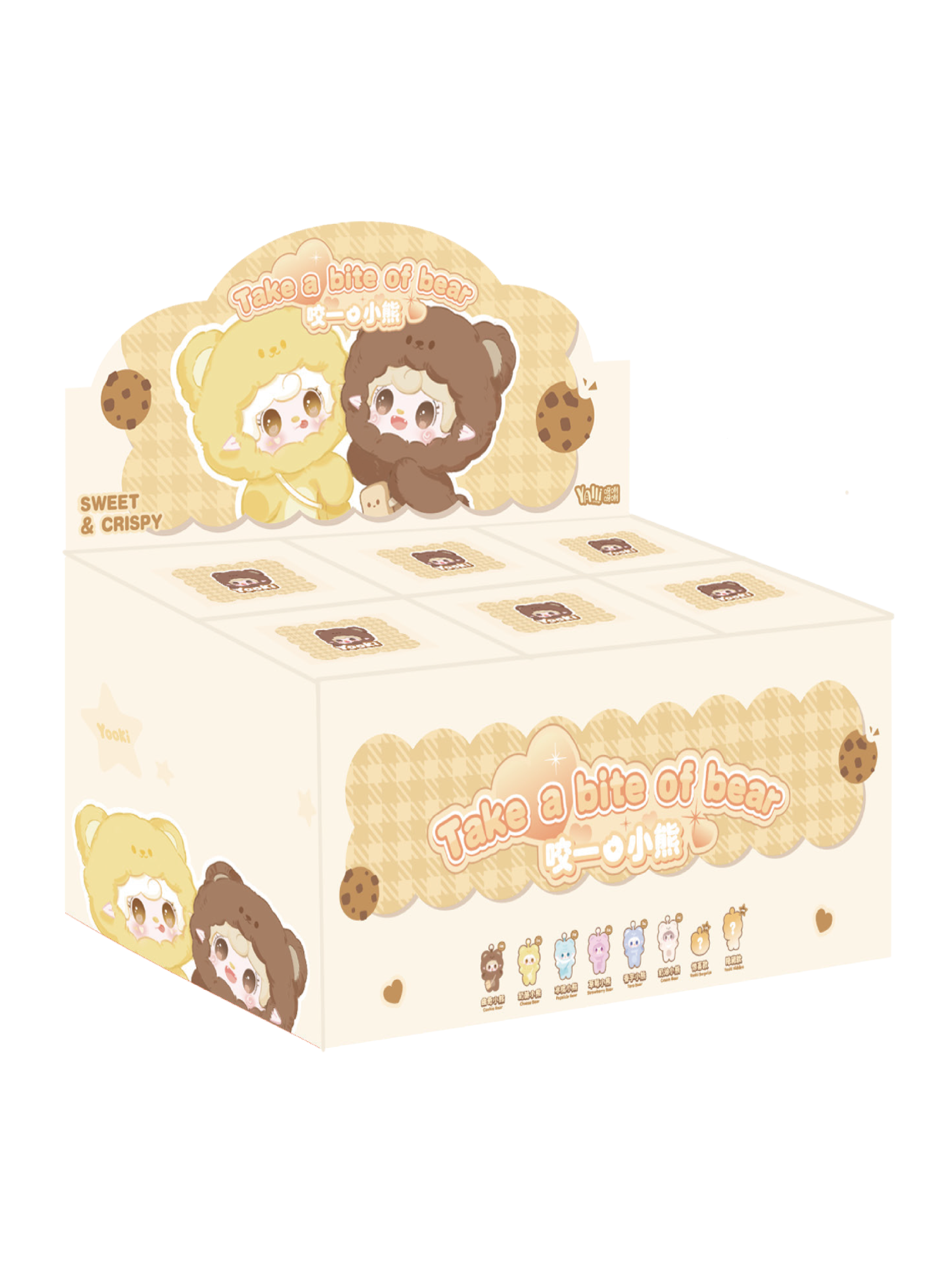YOOKI V4 Take A Bite Of Bear Series Plush Blind Box Yooki