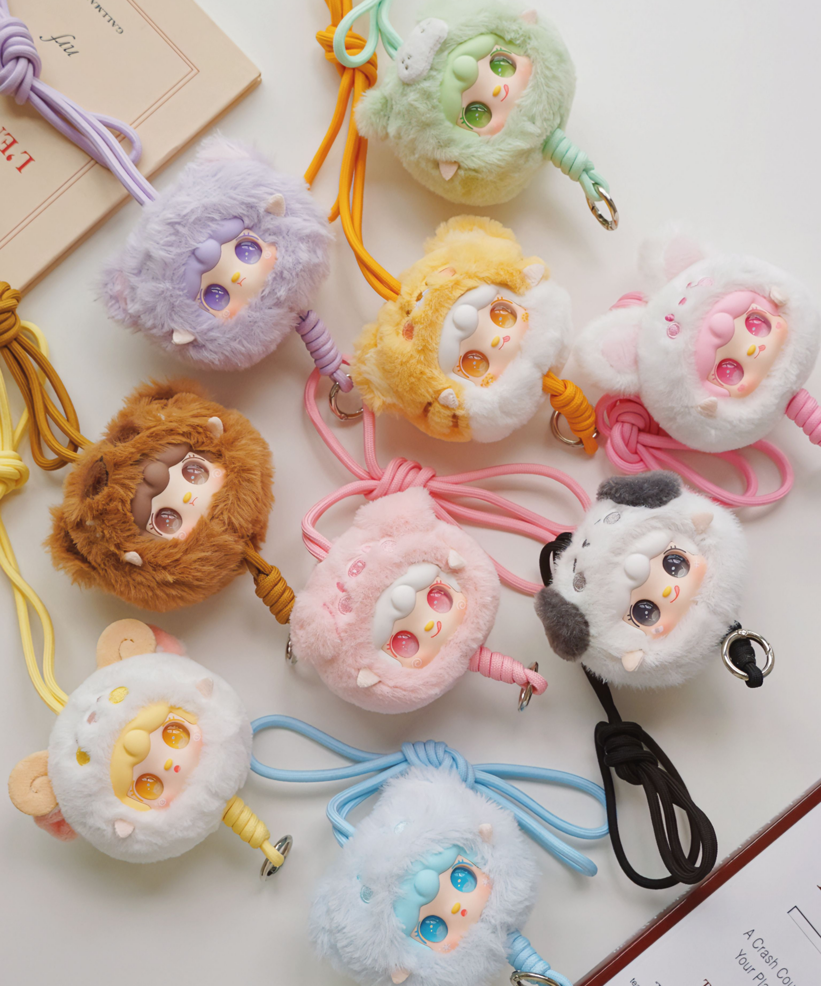 YOOKI V7 Mini Zoo Phone Lanyard Plush Series Blind Box Yooki