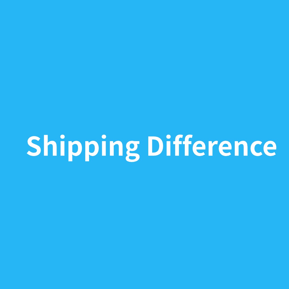 Shipping Difference Yooki