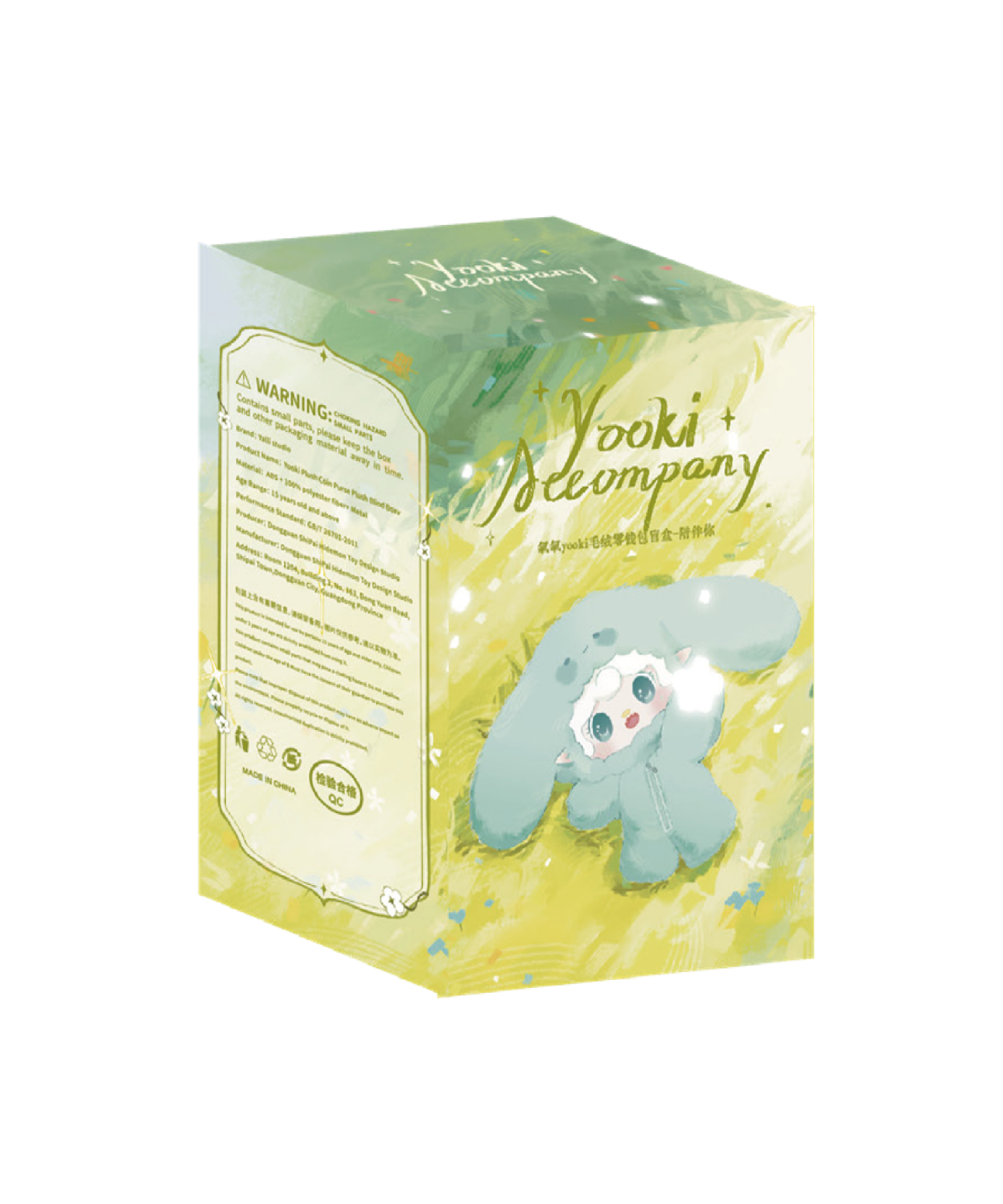 YOOKI V8 Accompany Series Coin Purse Plush Blind Box Yooki