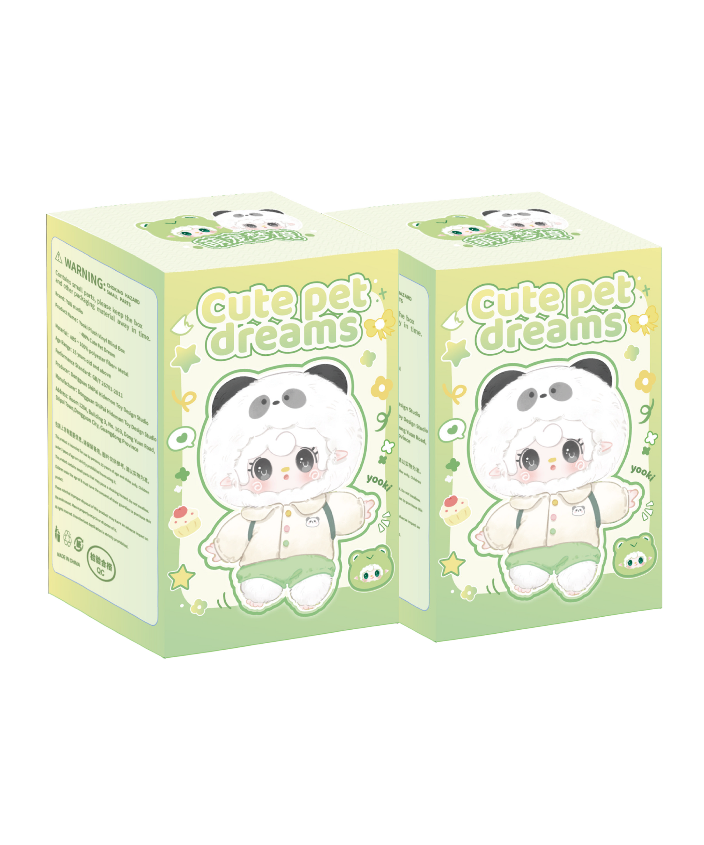 YOOKI 400% V5 Cute Pet Dreams Plush Series Blind Box Yooki