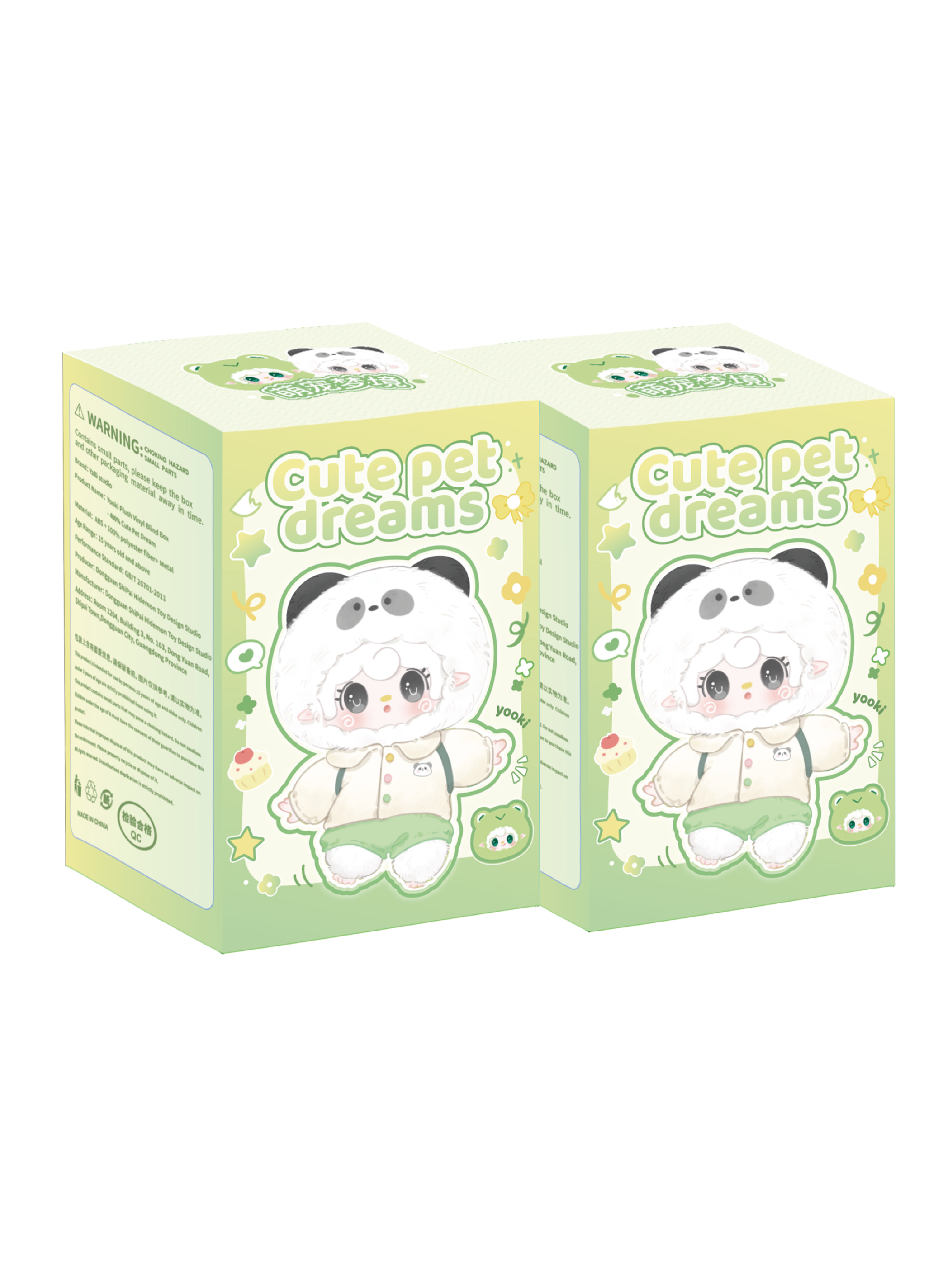 YOOKI 400% V5 Cute Pet Dreams Plush Series Blind Box Yooki