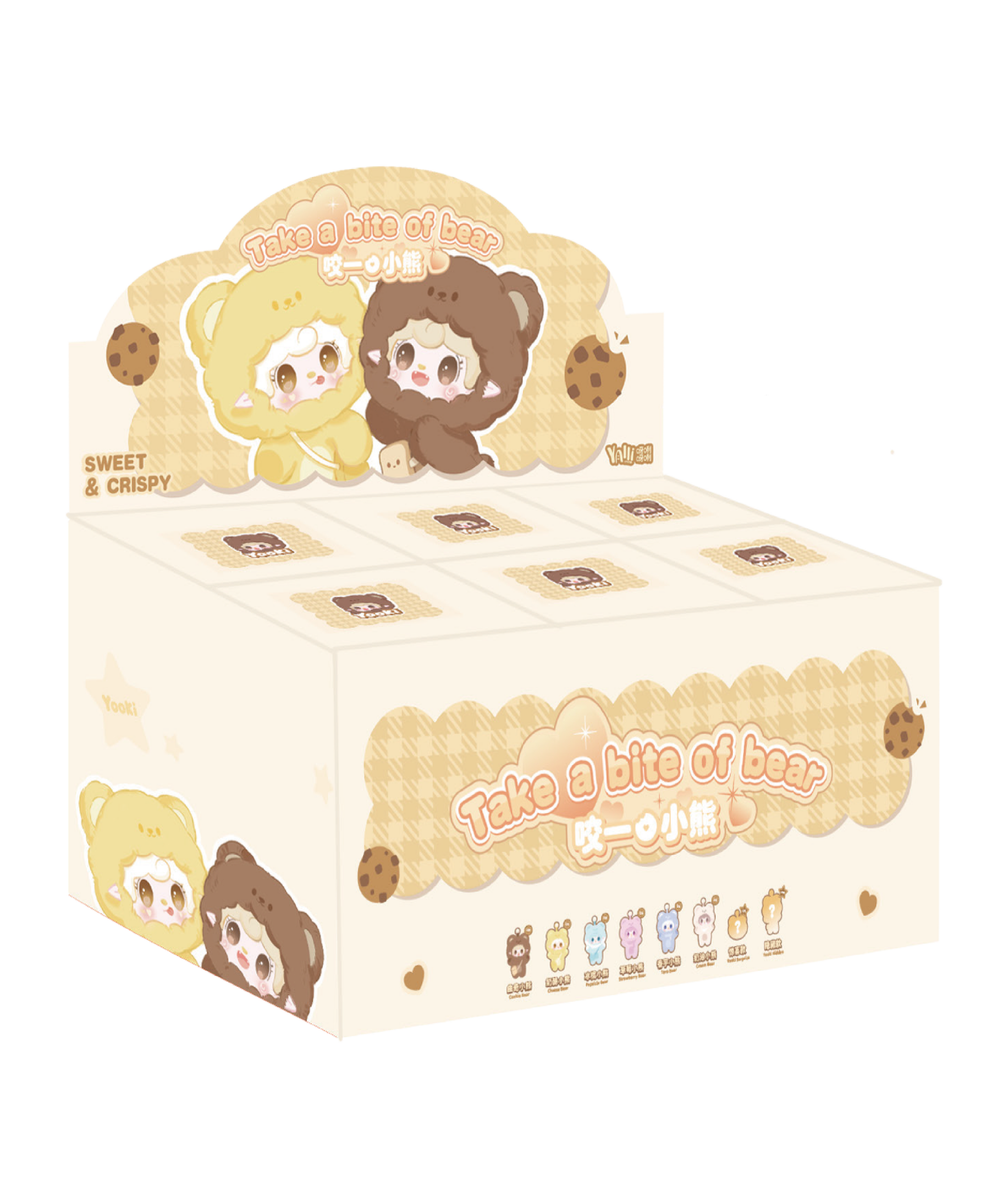 YOOKI V4 Take A Bite Of Bear Series Plush Blind Box Yooki